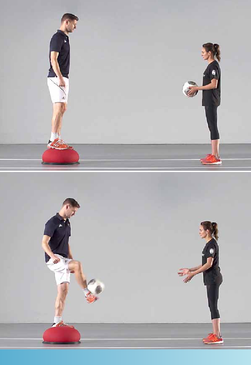 Bosu Ball Kicks