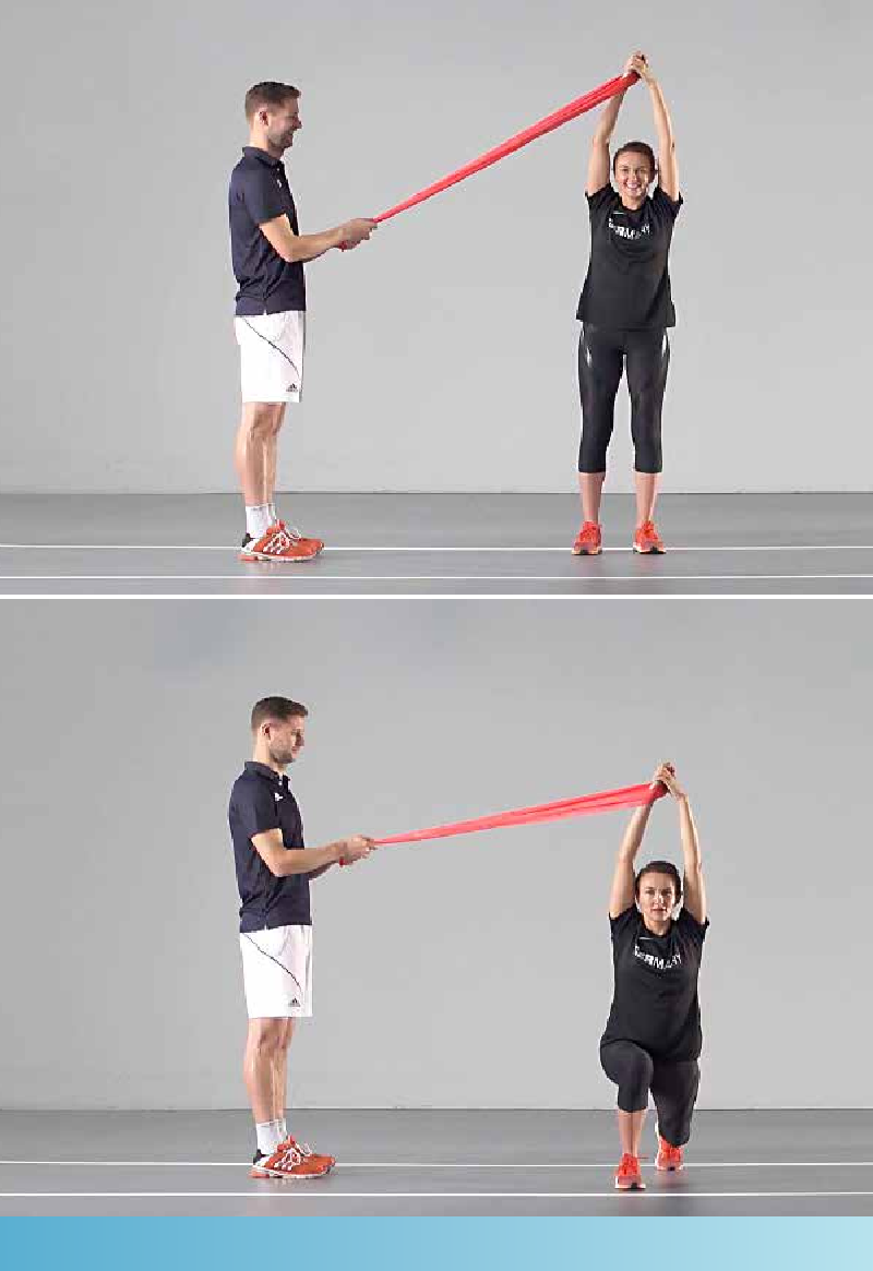 Lunge with Lateral Pull
