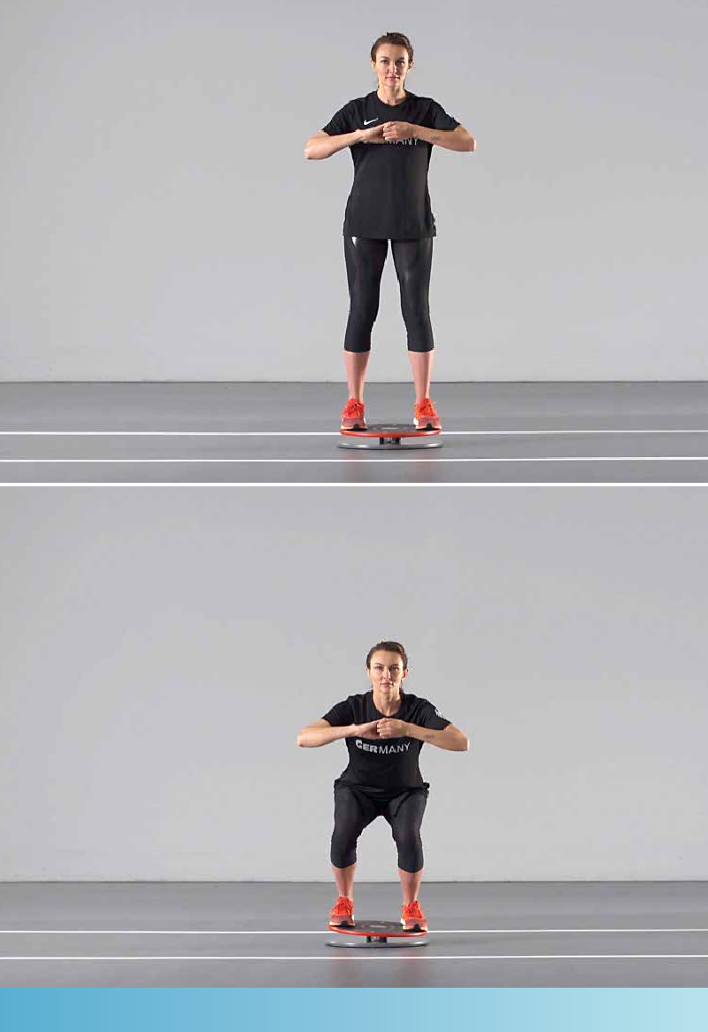 Squat on Wobble Board